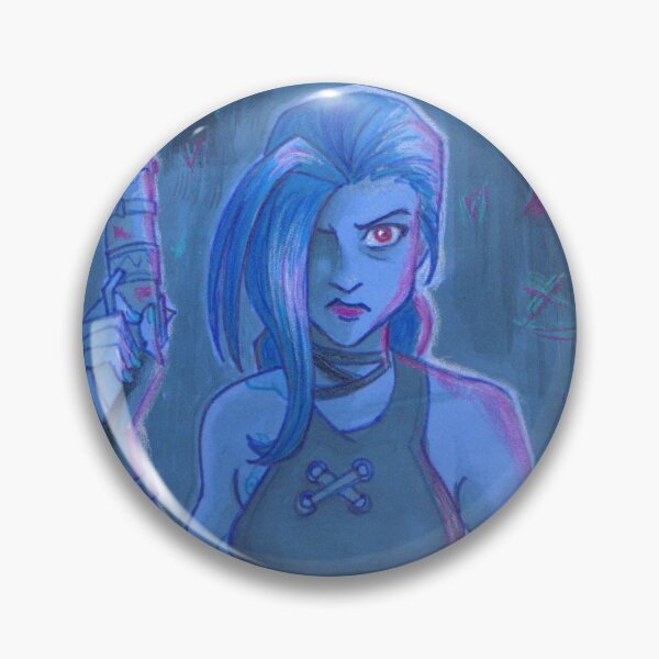 Item preview, Jinx in Blue designed and sold by imaginativeink.