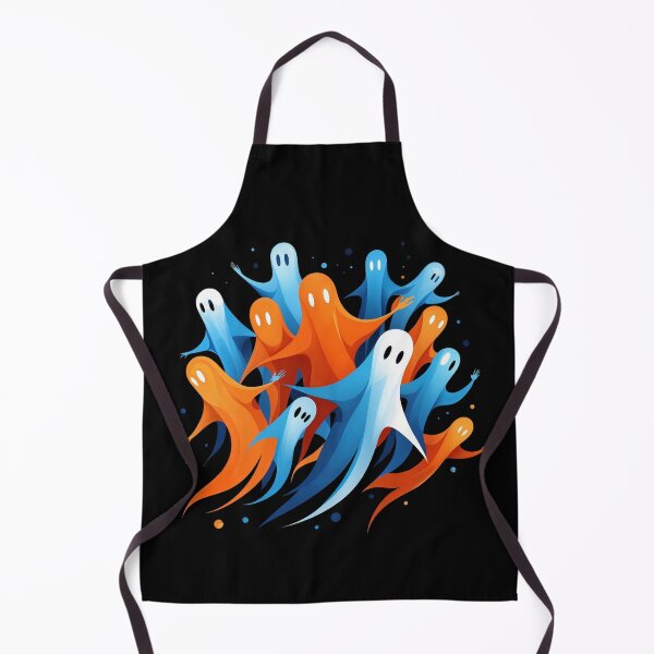 Item preview, Colorful Abstract Ghost Squad, Modern Halloween Pattern designed and sold by StillOdd.