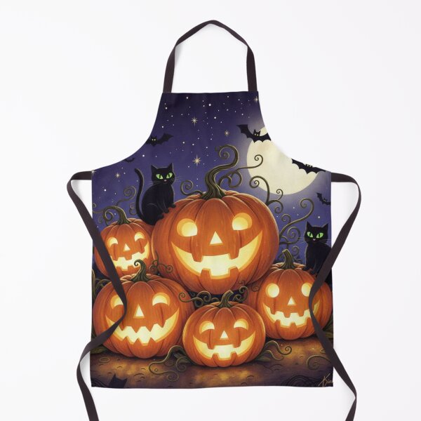 Item preview, Happy Halloween | Halloween Pumpkins at night designed and sold by Ink And Inspire.