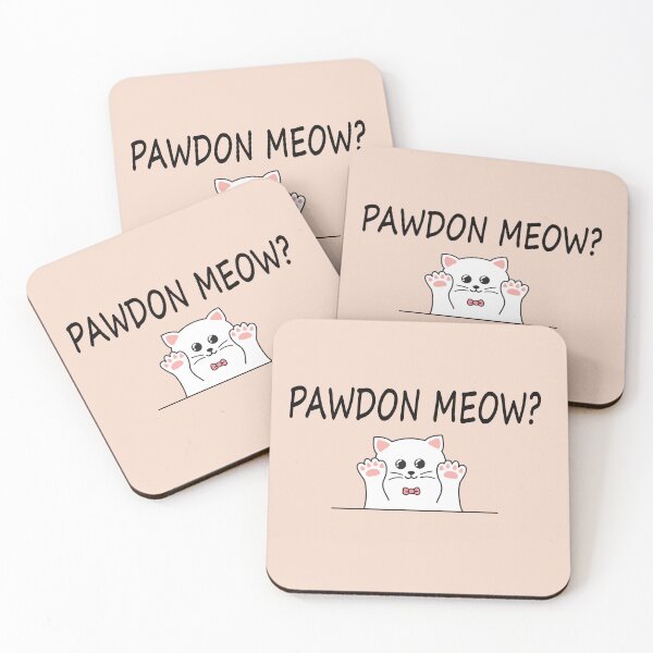 Item preview, Pawdon Meow designed and sold by chyneyee.