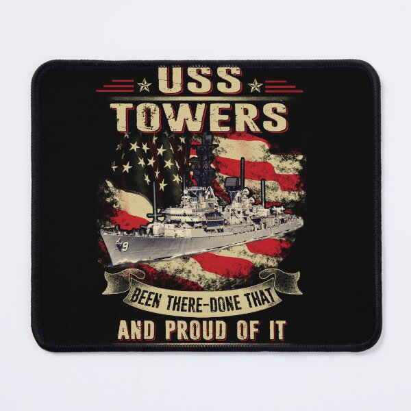 Item preview, USS Towers DDG 9, Navy Veteran Mens Gift Idea Husband, Dad, Grandpa designed and sold by Timeless Bond Designs.