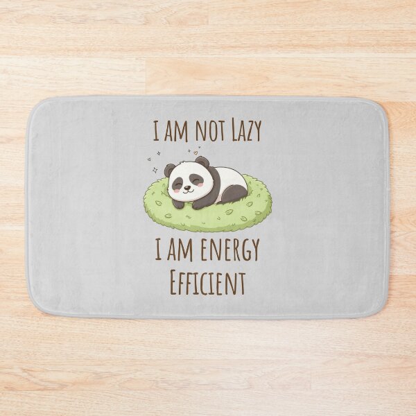 Item preview, I Am Not Lazy, I Am Energy Efficient - Panda Love designed and sold by xxroseate.