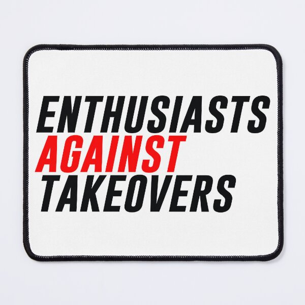 Item preview, Enthusiasts Against Takeovers designed and sold by the-craft-shop.
