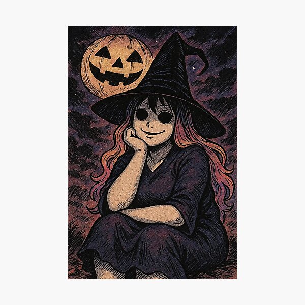 Item preview, Smiling Witch, Hollow Moonlight designed and sold by The Zurggon Shop.