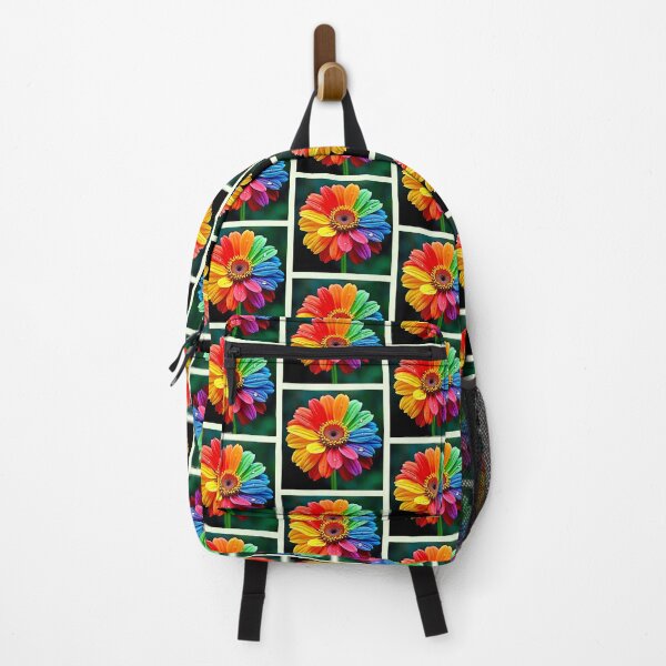 Item preview, Rainbow Petal Flower Art designed and sold by Health And Fitness Posts e-Store.