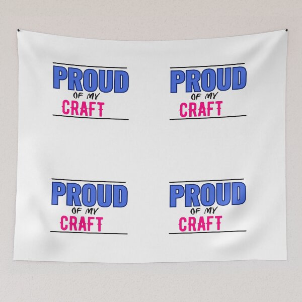 Item preview, Proud of My Craft – Creator Vibes Tee for Artists, Makers & Designers | Minimal Retro POD Design designed and sold by VibeCraftique.