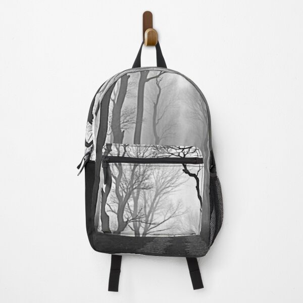 Item preview, Eerie Foggy Forest Path Art designed and sold by Health And Fitness Posts e-Store.