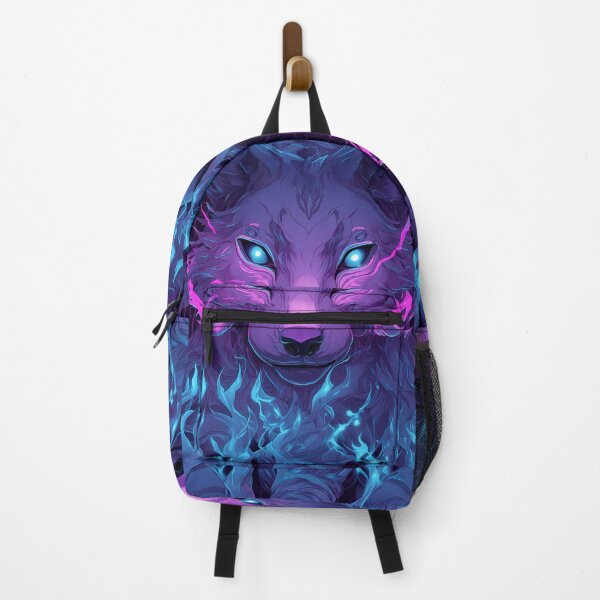 Item preview, Neon Spirit – Cyber Wolf of the Ether designed and sold by Skolyak.