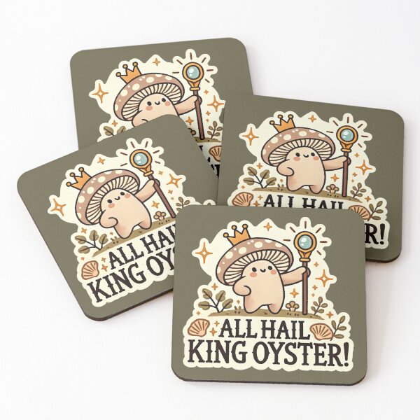 Item preview, All Hail King Oyster designed and sold by root-n-render.
