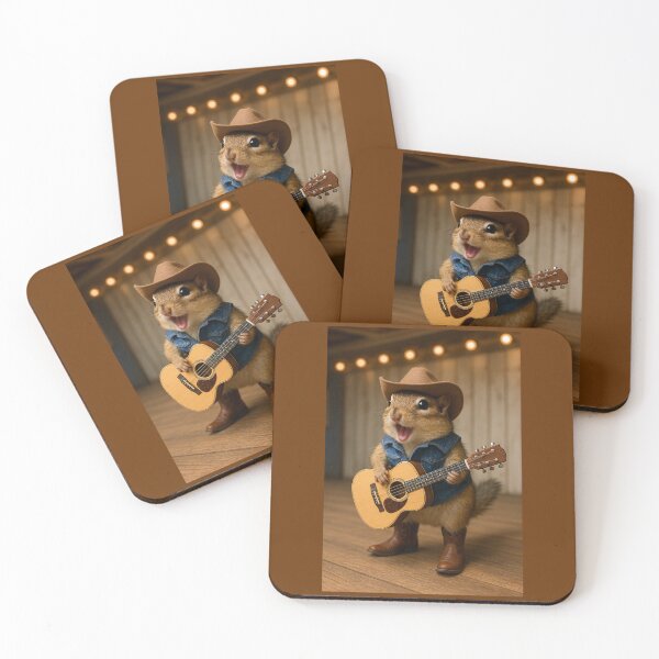 Item preview, Singing Cowboy Chipmunk designed and sold by Tridentulus.