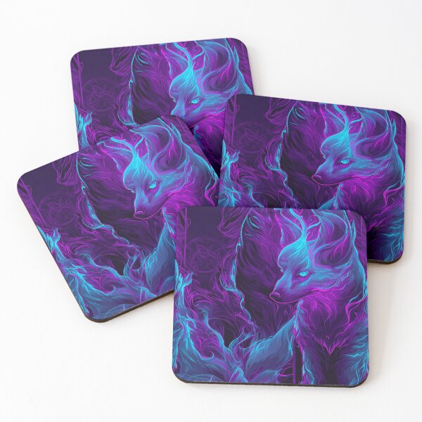 Item preview, Neon Kitsune – Spirit of Electric Flame designed and sold by Skolyak.