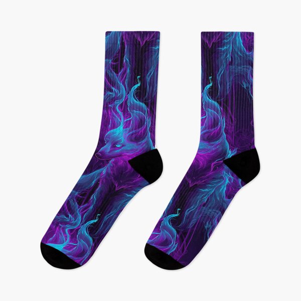 Item preview, Neon Kitsune – Spirit of Electric Flame designed and sold by Skolyak.