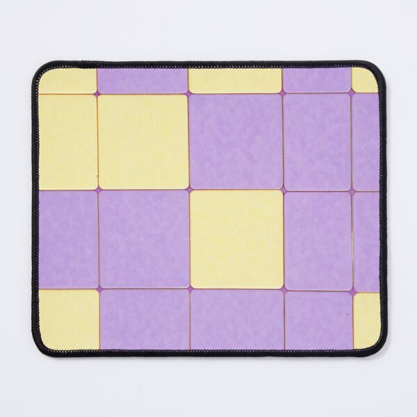 Item preview, Yellow And Purple Square Tile Pattern designed and sold by SassyArtistry.