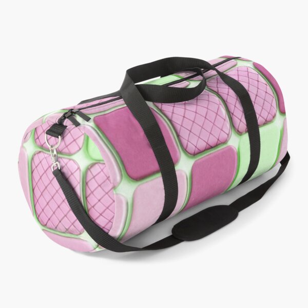 Item preview, Pink And Green Square Tile Pattern designed and sold by SassyArtistry.