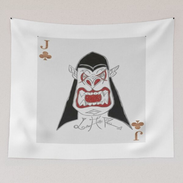 Item preview, Demonic Guardian – Jack of Clubs designed and sold by Ateliê dos Naipes .