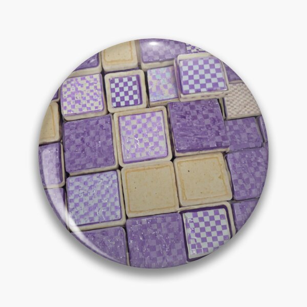 Item preview, Purple And Beige Square Tile Grid designed and sold by SassyArtistry.