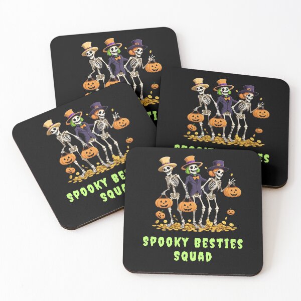Item preview, Spooky Besties Squad – Halloween Skeleton Gift for Friends designed and sold by StillOdd.