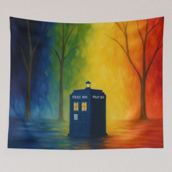 Item preview, TARDIS in the Light Forest designed and sold by SYYmas.
