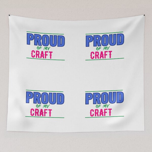 Item preview, Copy of Proud of My Craft – Creator Vibes Tee for Artists, Makers & Designers | Minimal Retro POD Design designed and sold by VibeCraftique.