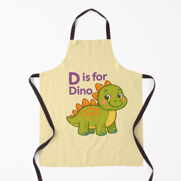 Item preview, D is for Dino – Cute Dinosaur Kids T-Shirt designed and sold by FunscapeHQ.