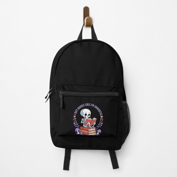 Item preview, I Buy Books Like I'm Immortal Reading Book Lover Skeleton designed and sold by LeeEvans222.