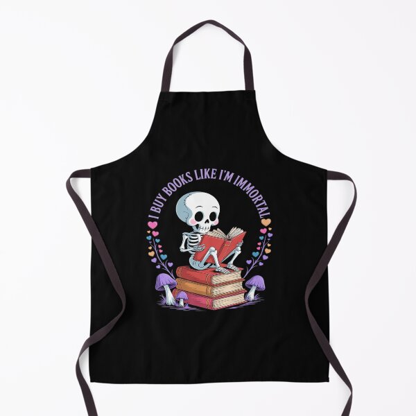 Item preview, I Buy Books Like I'm Immortal Reading Book Lover Skeleton designed and sold by LeeEvans222.