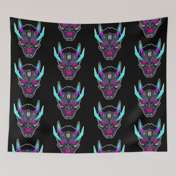 Item preview, Cyberpunk Oni Mask designed and sold by Braydon Perry.