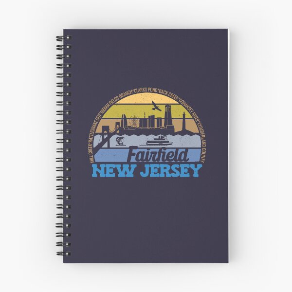 Item preview, Fairfield New Jersey Sunset Retro Vintage Local Pride Logo designed and sold by CRHPOD20.