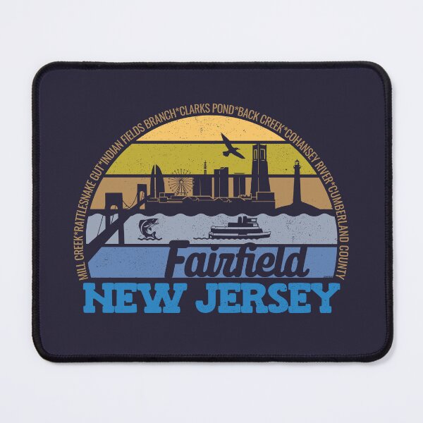 Item preview, Fairfield New Jersey Sunset Retro Vintage Local Pride Logo designed and sold by CRHPOD20.