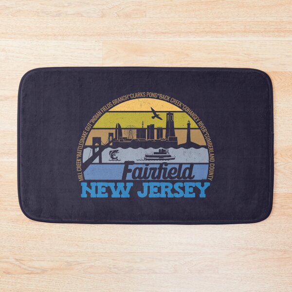 Item preview, Fairfield New Jersey Sunset Retro Vintage Local Pride Logo designed and sold by CRHPOD20.