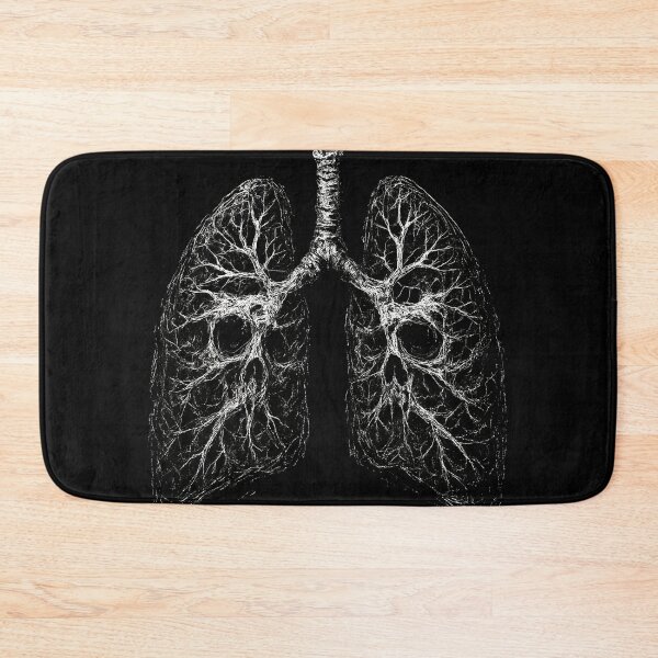 Item preview, Skull Lungs Anatomy - Dark Gothic Respiratory System designed and sold by Mortisigil.