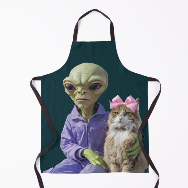 Item preview, Alien and Cat - Galactic Love designed and sold by Dakson Design - Fantasy Art.