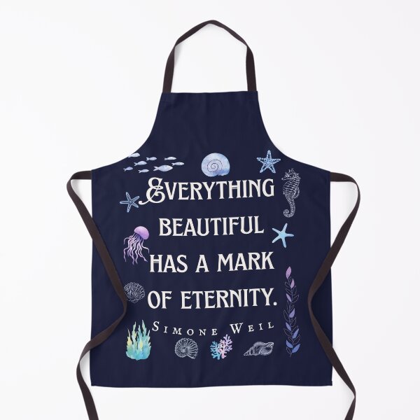 Item preview, Simone Weil quote: Everything beautiful has a mark of eternity. designed and sold by artbleed.