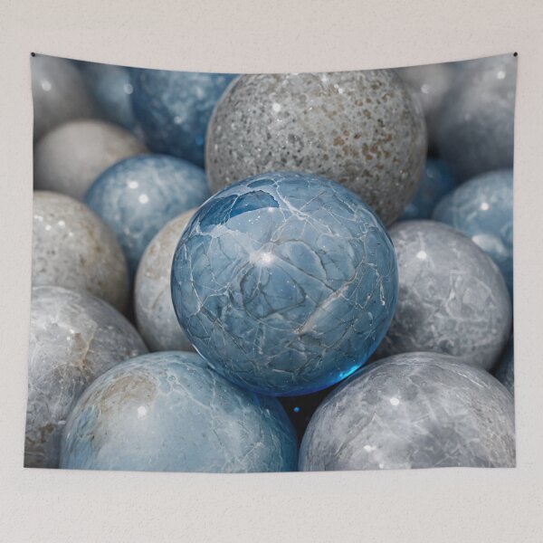 Item preview, Blue and Grey Crystal Sphere Texture designed and sold by SassyArtistry.