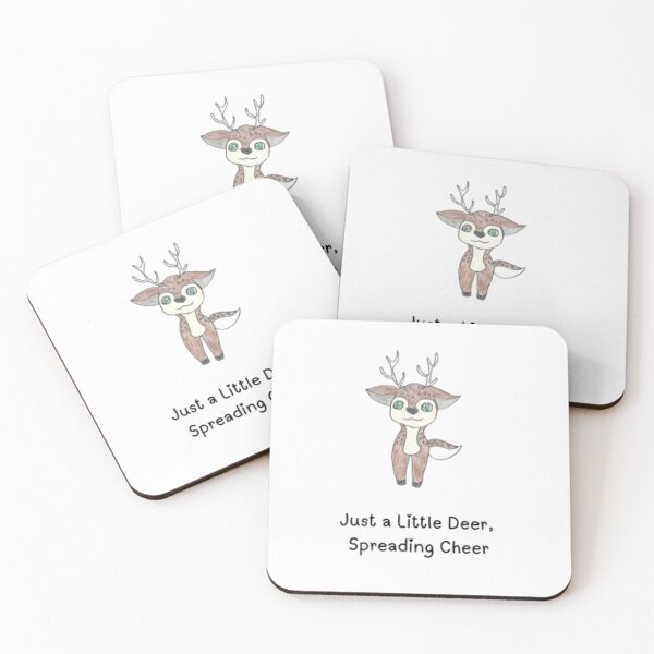 Item preview, Just a Little Deer, Spreading Cheer designed and sold by The Daily Doodler.