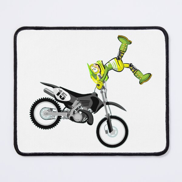 Item preview, Motocross Fall From Grace Fail Extreme Stunt Cartoon Humor designed and sold by DibuHumor.