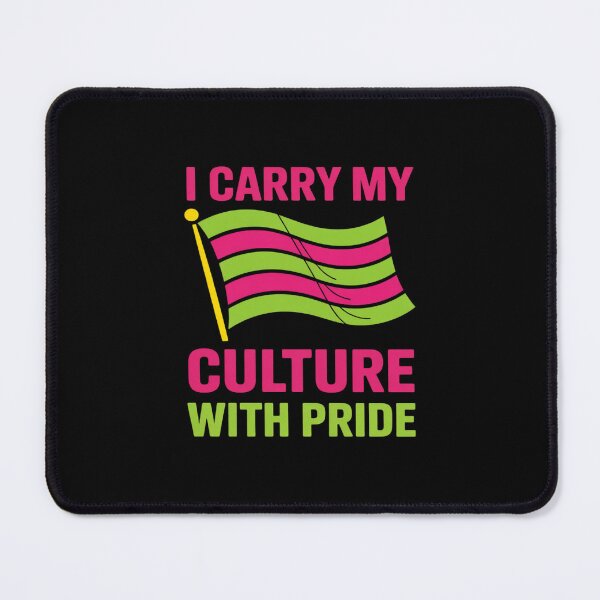 Item preview, I Carry My Culture With Pride Neon Flag designed and sold by LeeEvans222.