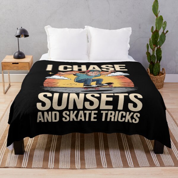 Item preview, I Chase Sunsets & Skate Tricks Bold Graphic designed and sold by LeeEvans222.