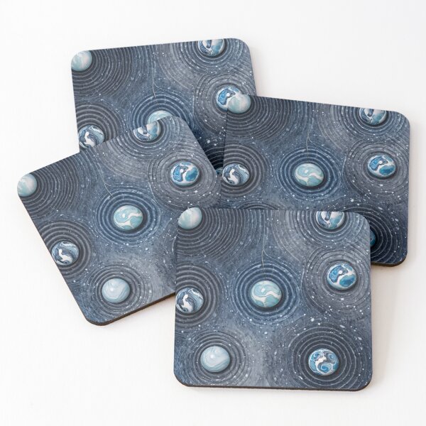 Item preview, Blue Marbles in Rippled Water Surface designed and sold by SassyArtistry.