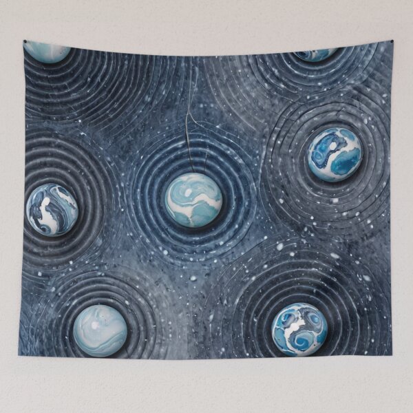 Item preview, Blue Marbles in Rippled Water Surface designed and sold by SassyArtistry.