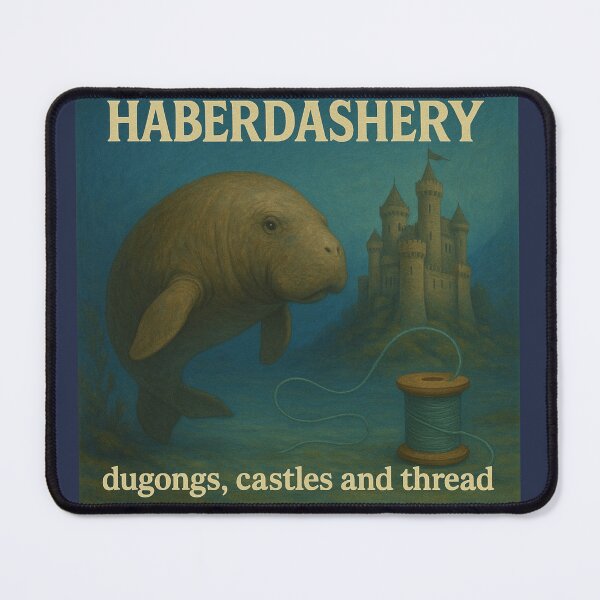 Item preview, Haberdashery - "dugongs, castles and thread" designed and sold by Blokey Aarsevark.