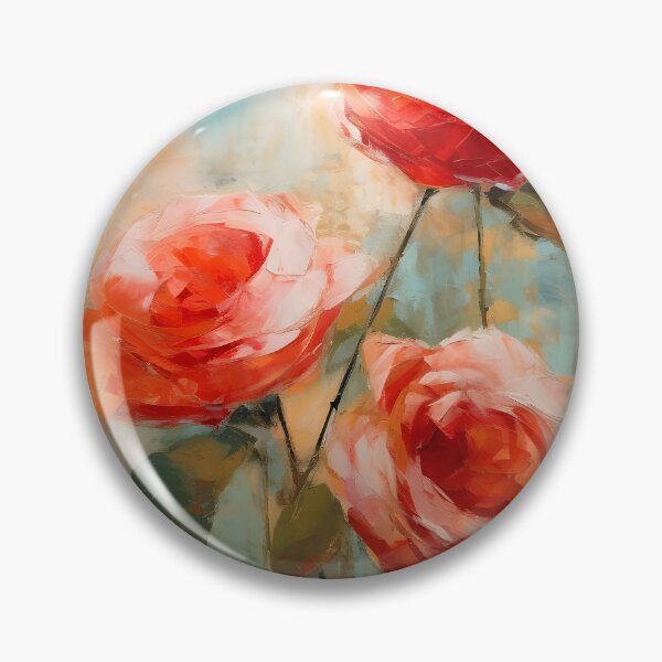 Item preview, Three Red-Magenta Long Stem Roses Elegant Painting designed and sold by DEC02.
