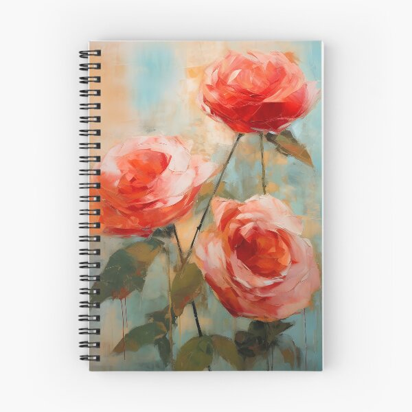 Item preview, Three Red-Magenta Long Stem Roses Elegant Painting designed and sold by DEC02.