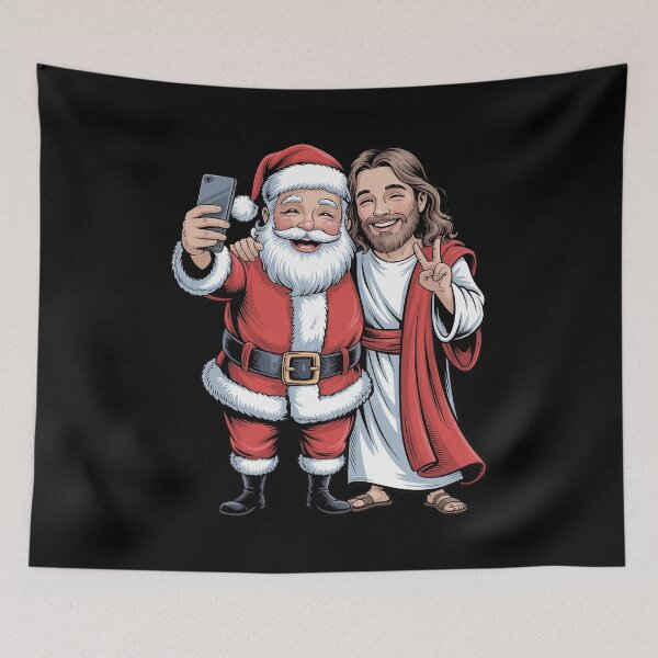 Item preview, Selfie Jesus and Santa merry christmas designed and sold by VladoZork.