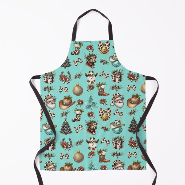 Item preview, Cowhide & Christmas: Western Holiday Vibes designed and sold by TheAchyArtist.