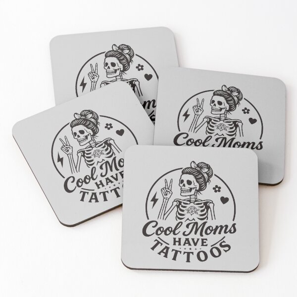 Item preview, Funny Skeleton Mom - Cool Moms Have Tattoos  designed and sold by Kaurisdigital.