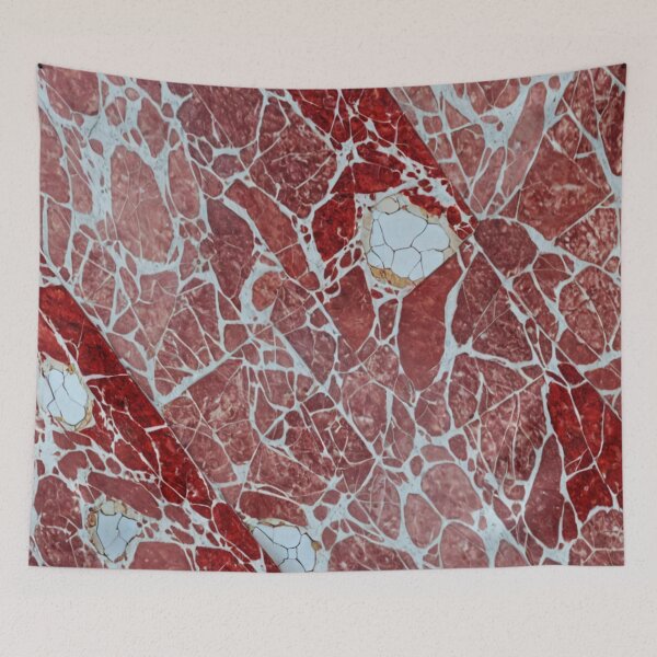 Item preview, Red and White Veined Marble Texture designed and sold by SassyArtistry.