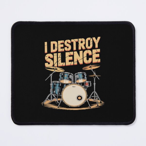 Item preview, I Destroy Silence Funny Drum Stick designed and sold by JonBarnes22.