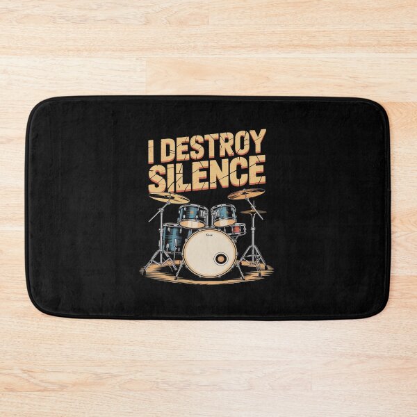 Item preview, I Destroy Silence Funny Drum Stick designed and sold by JonBarnes22.