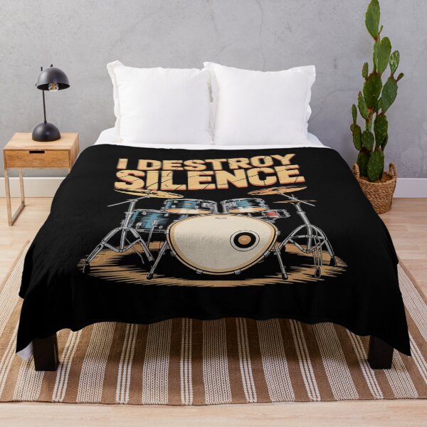 Item preview, I Destroy Silence Funny Drum Stick designed and sold by JonBarnes22.